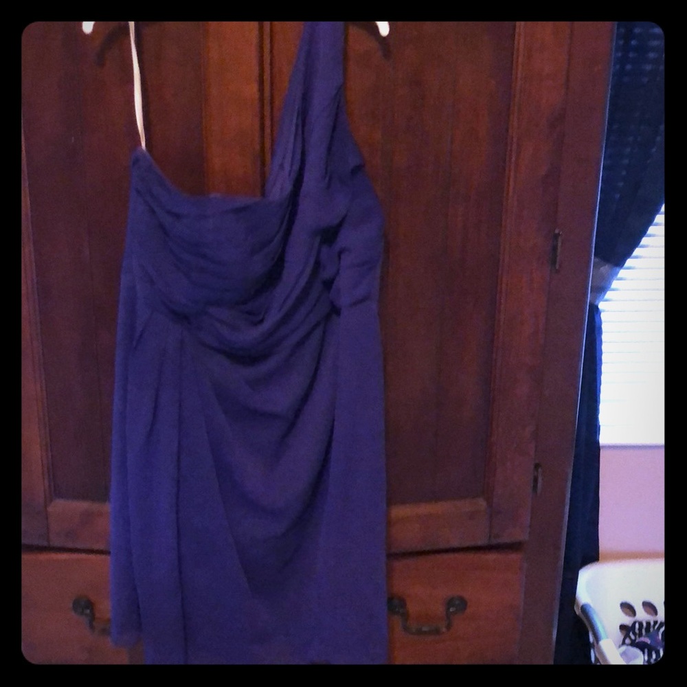 David’s Bridal One Shoulder Formal Dress Size 18